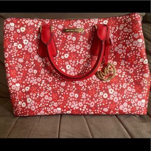 NWT Michael by Michael Kors Large Camille Floral Satchel